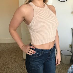 Light Pink Crop Top